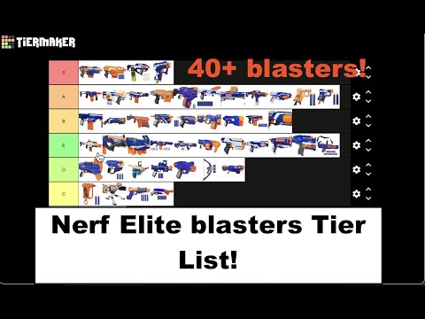 Nerf Elite Blasters Tier List! (Whole Nerf Elite Series!)