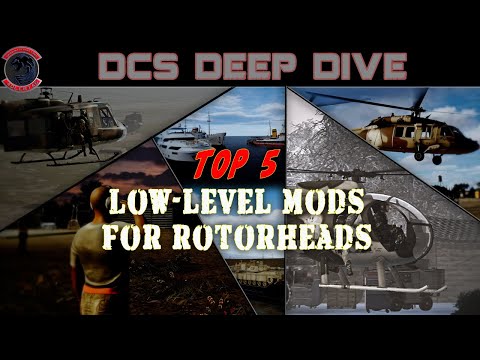 DCS DEEP DIVE | TOP 5 LOW-LEVEL MODS FOR DCS ROTORHEADS | IMMERSION AND ENHANCEMENT