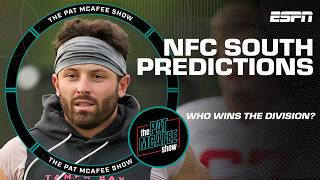 PREDICTIONS to win the NFC South 👉 Panthers, Saints, Buccaneers & Falcons odds | The Pat McAfee Show