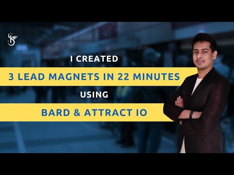 I Created 3 Lead Magnets Using Bard & Attract IO | Lead Magnet Tutorial | What Is A Lead Magnet?