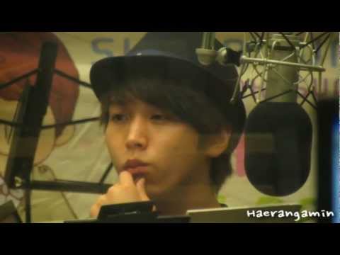 [Fancam] 120926 Sukira Sungmin - 력DJ랑 모자 바꿔 쓴 밍DJ~^^