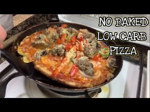 5 MINUTES NO BAKE KETO LOW CARB PIZZA | KETO DIET...