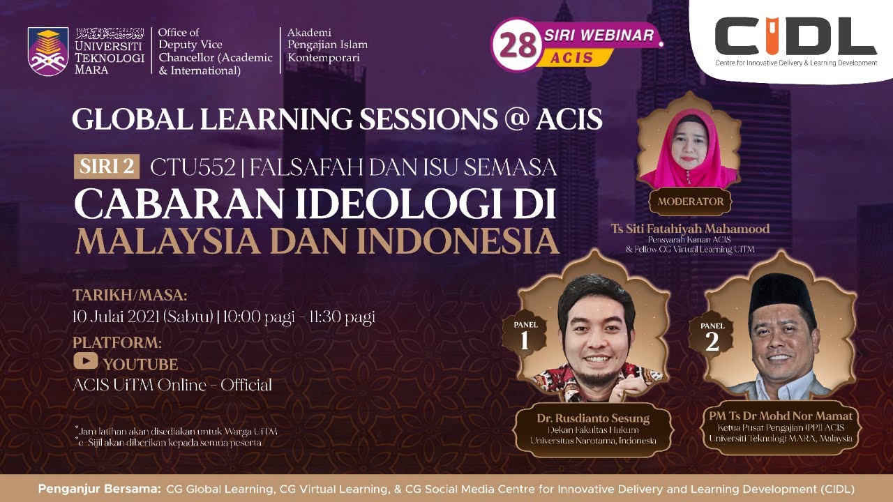 GLOBAL LEARNING SESSIONS @ ACIS: CTU552 Falsafah dan Isu Semasa