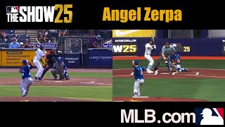 ⚾️ Angel Zerpa - MLB the Show 25 vs Real Game Pitching Motion