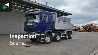 کامیون کمپرسی Scania G490 G 8X4 12m3 tipper Steelsuspension Big-Axle Retarder Euro 6 | تصویر 4 - Autoline