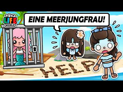 🧜🏻‍♀️ DIE RETTUNG DER MEERJUNGFRAU 🐠 DER FAMILIENURLAUB 🏝️ Part 4 ☀️ AESTHETIC TOCA BOCA DEUTSCH