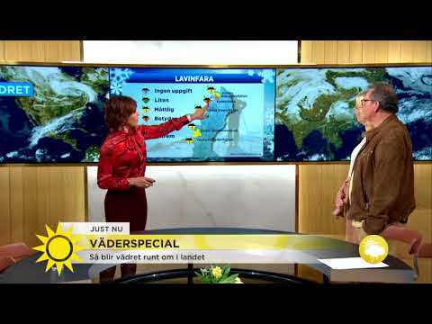 Sportlovsväder: ”Superväder uppe i fjällen” - Nyhetsmorgon (TV4)