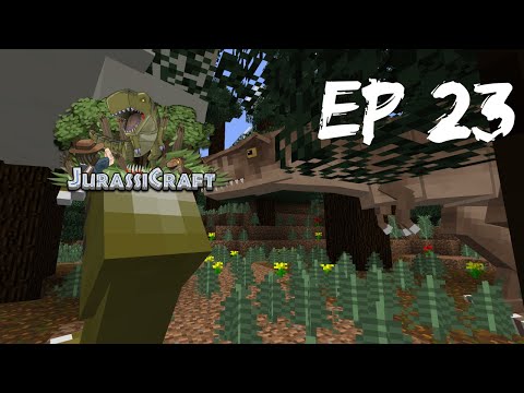 Unleashing Prehistoric Creatures in Minecraft JurassiCraft Ep 23: STARTING HERVIBOURE EXPANSION!!