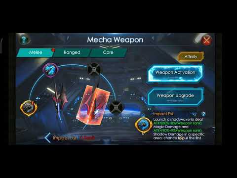 Activated Mecha Weapon Impact Fist Piece Legacy Of Discord (LOD)