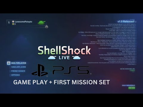 ShellShock Live | PlayStation 5 Gameplay + First Mission Set - YouTube