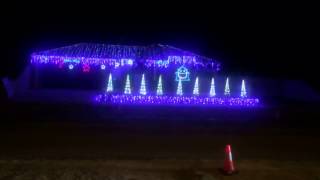 Christmas Light Show to Music - Australia - Hocus Pocus - Heres Johnny