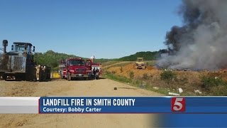 Fire Breaks Out At Smith County Landfill