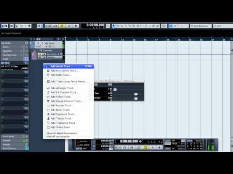 Recording 101 - How to hook up a hardware effect in Cubase