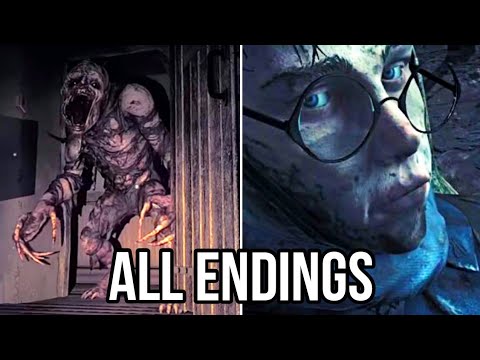 Amnesia: The Bunker ALL Endings | True Ending & Secret Escape