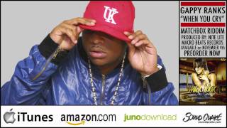 GAPPY RANKS - WHEN YOU CRY [MATCHBOX RIDDIM] :: November 2011