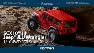 Axial SCX10III Jeep JLU Wrangler 4WD 1:10 RTR oranžová
