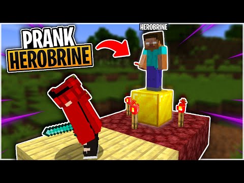I TROLLED my SUBSCRIBERS with HEROBRINE on my VANILLA SERVER!!! *epik frenk*