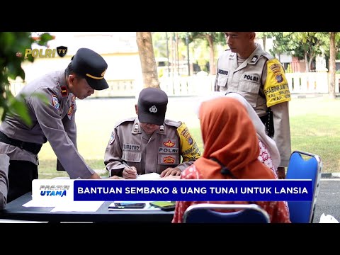 POLRES GUNUNGKIDUL LUNCURKAN BANTUAN SEMBAKO DAN UANG TUNAI UNTUK LANSIA
