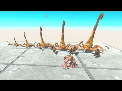 GIANT EMPEROR SCORPION vs EVERY UNIT   Animal Revolt Battle Simulator