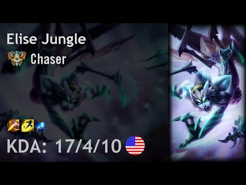 Elise Jungle vs Lee Sin - Chaser - NA Challenger Patch 7.10