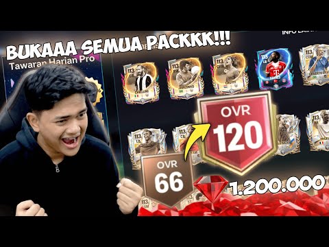 GACHA BRUTAL 1,2 JUTA GEMS & 16.000 FC POINT! APAKAH BISA LANGSUNG TAMAT?? - EA FC MOBILE 26