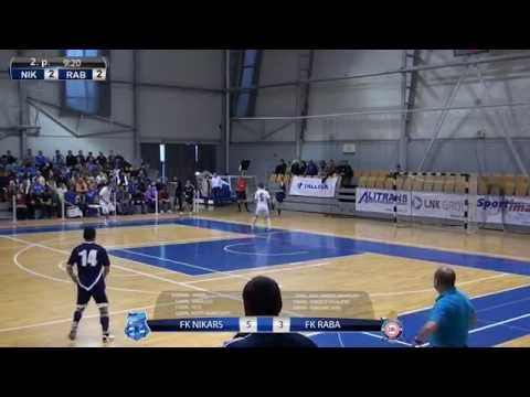 FK NIKARS - FK RABA (5:3) vārtu guvumi (01.05.2014.)