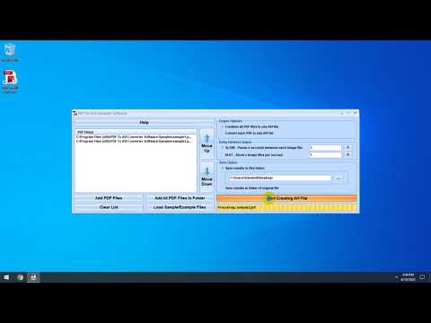 PDF To AVI Converter Software