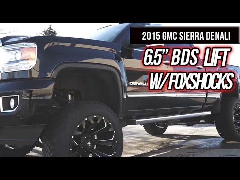 Lifts & Levels: 2015 GMC Sierra 2500HD, 6.5" BDS Lift, w/Fox Shocks
