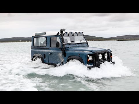 Land Rover Defender vs the Atlantic Ocean – and the car wins (just)