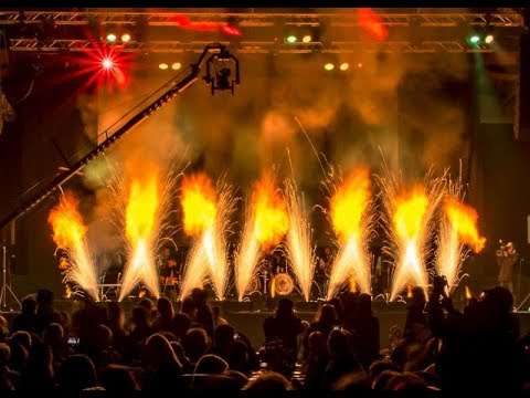 Musikfeuerwerk (Bühnenpyrotechnik) WEE Convention 2017