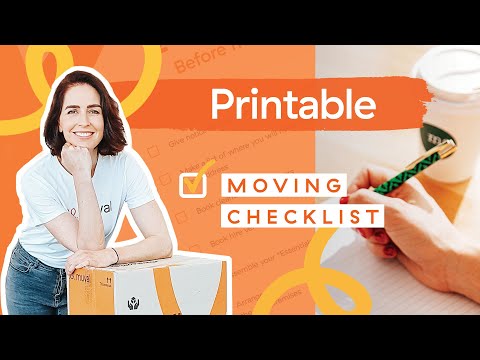 Moving checklist and timeline video