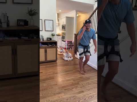 When Dad watches the Triplets! 🤣 #baby #dad #mom #triplets #cute #diy