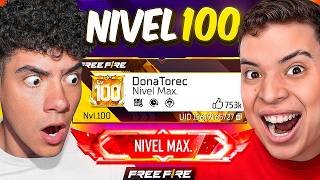 ¡LOGRAMOS POR PRIMERA VEZ LLEGAR A NIVEL 100 EN FREE FIRE CON DONATO! 🔥 * LEGENDARIO * ¡LOGRAMOS POR PRIMERA VEZ LLEGAR A NIVEL 100 EN FREE FIRE CON DONATO! 🔥 * LEGENDARIO *