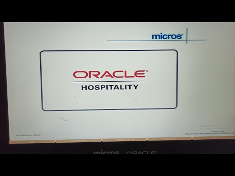 How to use the Micros system. -POS symphony