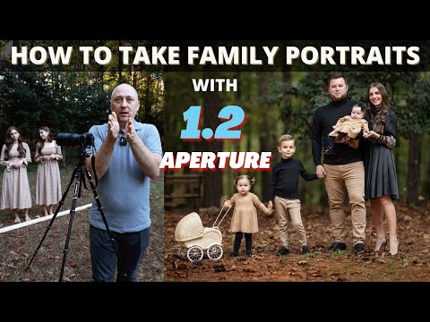 How I Take Family Portraits with 1.2 Aperture by Using Canon RF 85mm 1.2F Lens | Photography 101