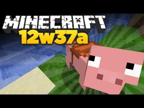 Minecraft 12w37a - Pumpkin Cake, Carrot, Superflat & Wither (Snapshot Review)