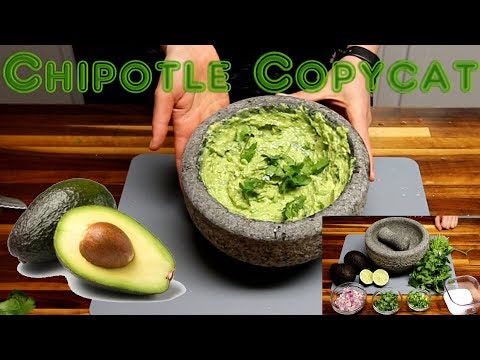 Copycat Chipotle Guacamole Recipe 🥑🌶️Weight Watchers!