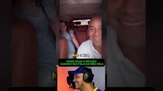 Quando a mãe dela entra no carro ela fecha a cara na hora 😱 #shortes