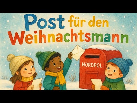 Post für den Weihnachtsmann – fröhliches Weihnachtslied über Wunschzettel ✉️🎄