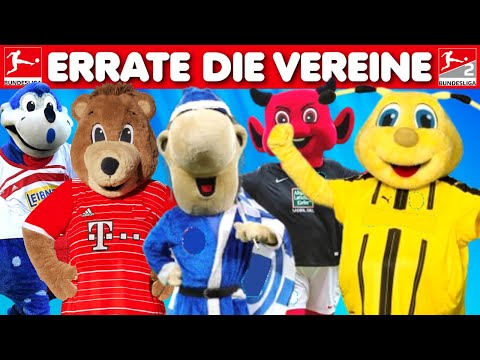 Kannst du die Bundesliga Vereine am Maskottchen erraten? Saison 2024/25 | Fußball Quiz