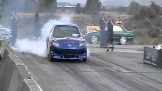 preview picture of video 'NZ Performance Pro Import RX8 at Masterton drags Jan 8th & 9th 2011'