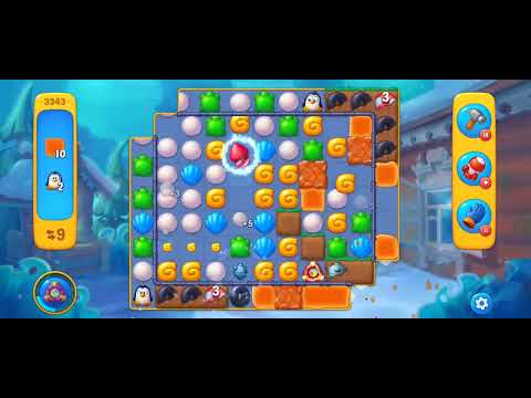 Fishdom Easy Level 3343 (with full seashell [Super Lightning] & timed bombs) @choraelmin