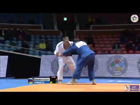 Judo 2013 Grand Prix Jeju: Khomentovskiy (RUS) - Kanivets (UKR) [-73kg] bronze