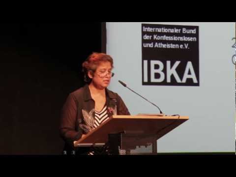 Taslima Nasreen - European Atheist Convention 2012