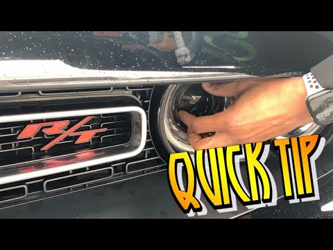 Dodge Challenger Headlight Cap Removal Adds More Cold Air💨