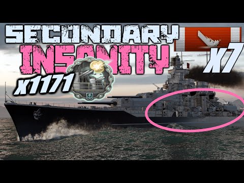 Schlachtschiff Schlieffen: 1171 SECONDARY-INSANITY - World of Warships
