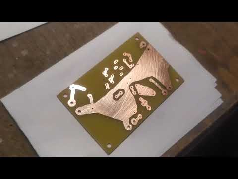 Плата после лужения