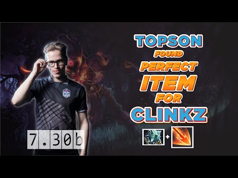 TOPSON found perfect item for CLINKZ | Gliepnir BUILT [7.30b]