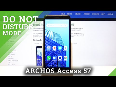 How to Enable DND Mode in ARCHOS Access 57– Activate Do Not Disturb Mode
