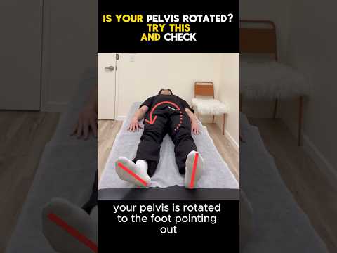 How to check pelvis or hip rotation for your posture!
